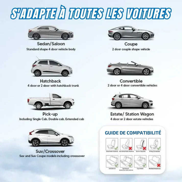 Housses de voiture faites à la main